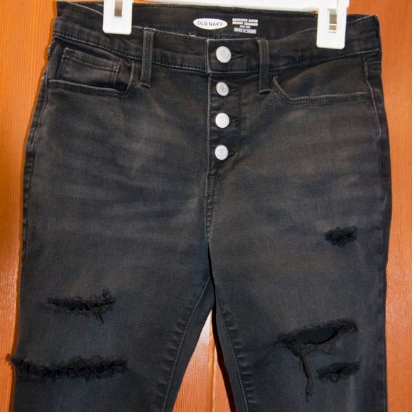 Old Navy high rise skinny jeggings like new!  Sz 14 - Picture 7 of 12